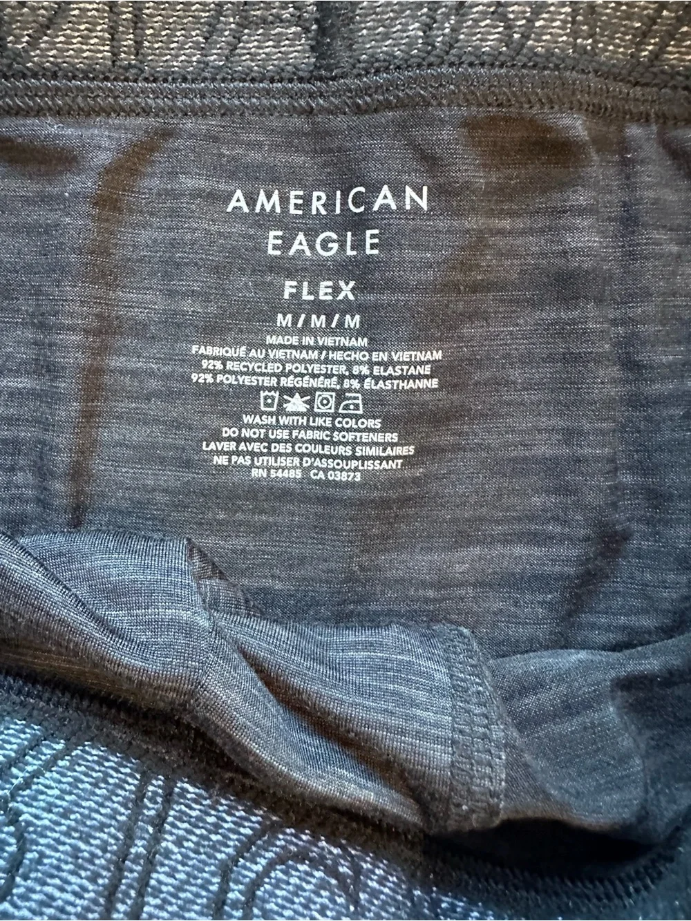 American Eagle Outfitters Gray Heather Boxer Briefs with Black Waistband
